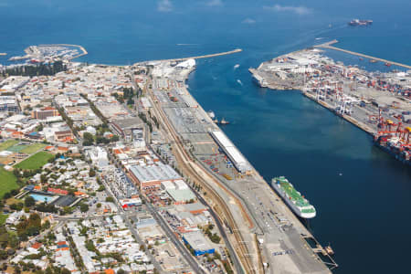 Aerial Image of FREMANTLE PORT