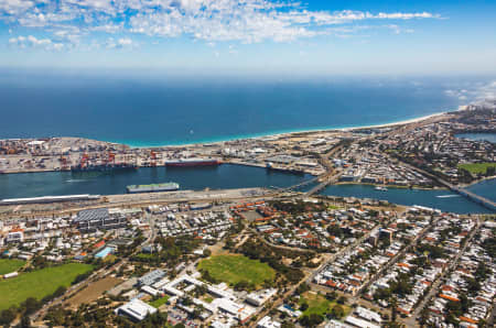 Aerial Image of FREMANTLE PORT