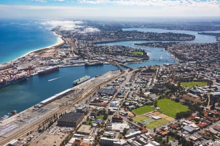 Aerial Image of FREMANTLE PORT