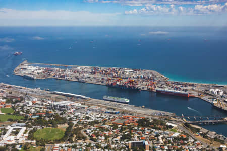 Aerial Image of FREMANTLE PORT