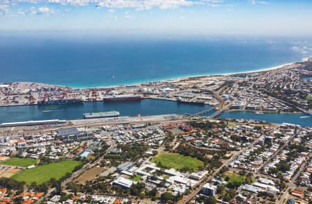 Aerial Image of FREMANTLE PORT