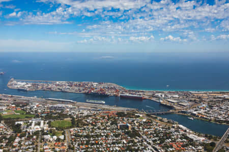 Aerial Image of FREMANTLE PORT