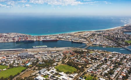 Aerial Image of FREMANTLE PORT