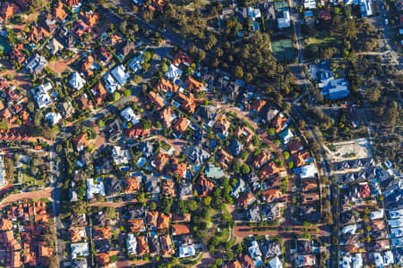 Aerial Image of MOUNT CLAREMONT