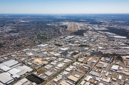 Aerial Image of WELSHPOOL TOWARDS PERTH AIRPORT