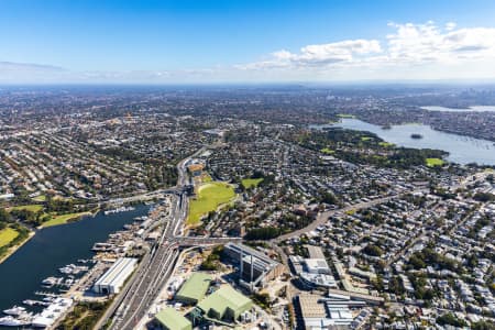 Aerial Image of VICTORIA ROAD ROZELLE