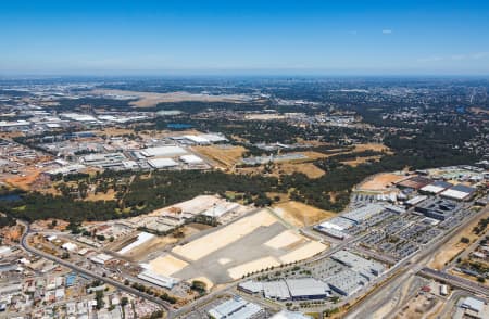 Aerial Image of MIDLAND FACING PERTH CBD