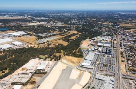 Aerial Image of MIDLAND FACING PERTH CBD