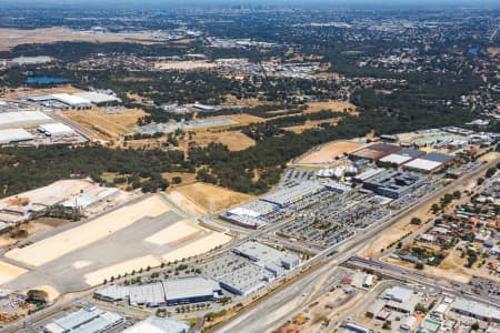 Aerial Image of MIDLAND FACING PERTH CBD