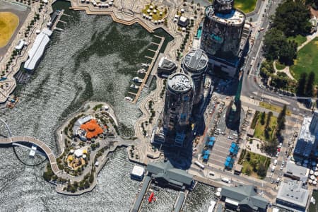 Aerial Image of PERTH ELIZABETH QUAY