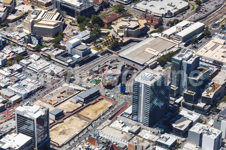 Aerial Image of Northbridge Perth