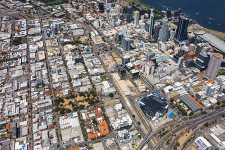 Aerial Image of PERTH NORTHBRIDGE