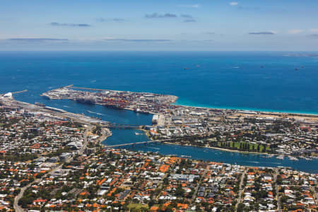 Aerial Image of FREMANTLE LOOKING WEST