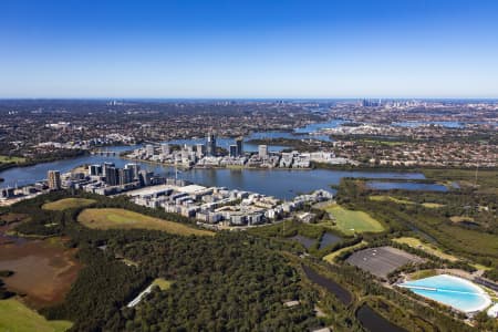 Aerial Image of SYDNEY OLYMPIC PARK