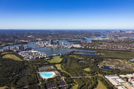 Aerial Image of SYDNEY OLYMPIC PARK