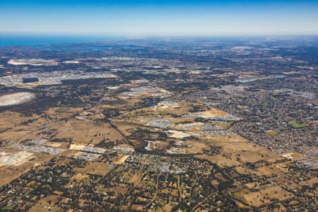 Aerial Image of HILBERT TO PERTH CBD