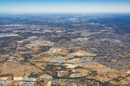 Aerial Image of HILBERT TO PERTH CBD