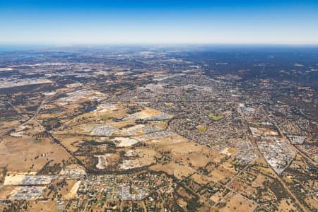 Aerial Image of HILBERT TO PERTH CBD