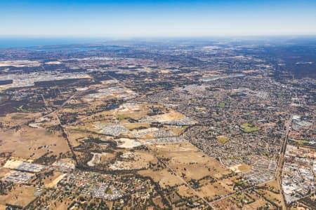Aerial Image of HILBERT TO PERTH CBD