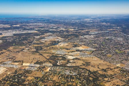 Aerial Image of HILBERT TO PERTH CBD