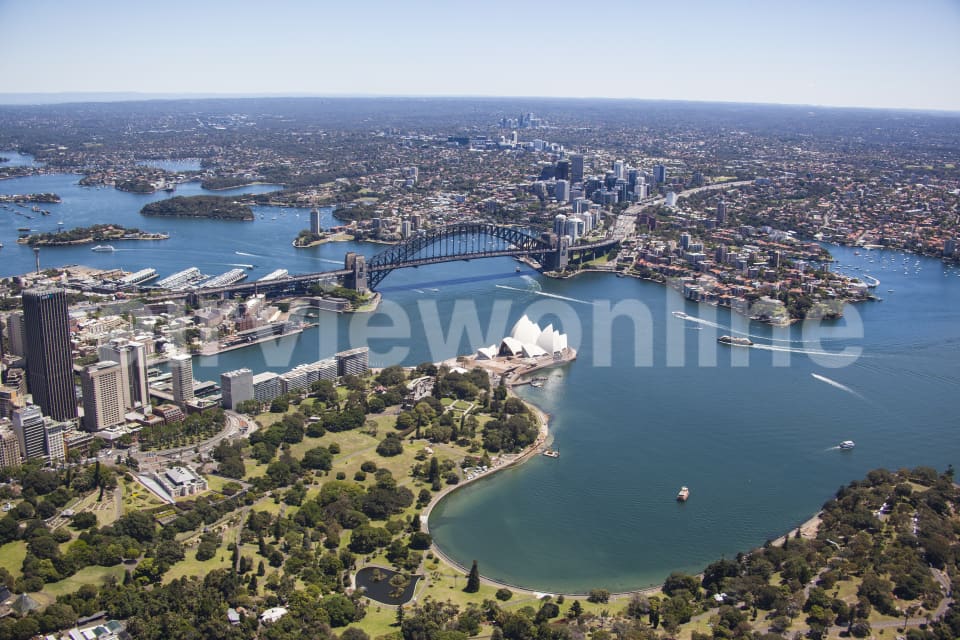 Aerial Image of Sydney & Harbour