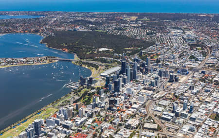 Aerial Image of NORTHBRIDGE PERTH