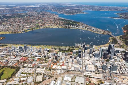 Aerial Image of NORTHBRIDGE PERTH