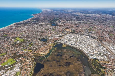 Aerial Image of HERDSMAN LAKE FACING OSBORNE PARK