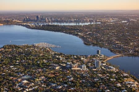 Aerial Image of CANNING BRIDGE SUNRISE