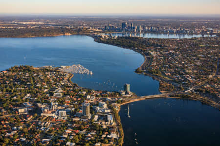 Aerial Image of CANNING BRIDGE SUNRISE