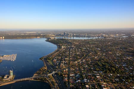 Aerial Image of CANNING BRIDGE SUNRISE