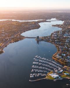 Aerial Image of CANNING BRIDGE SUNRISE