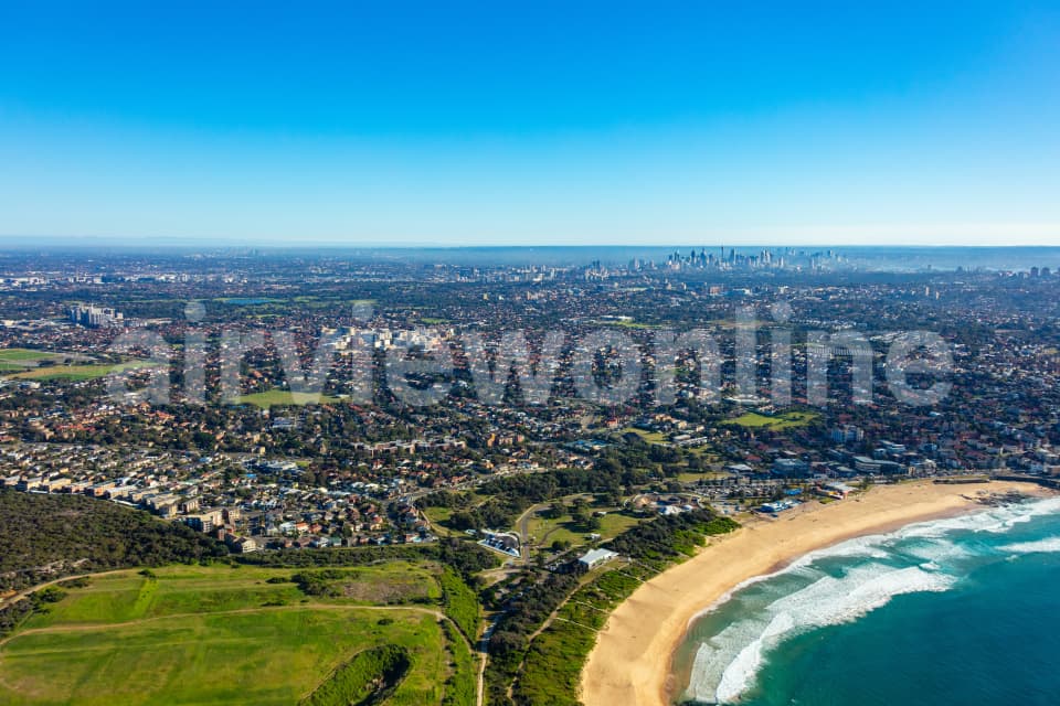 Aerial Image of Maroubra Homes Early Morning
