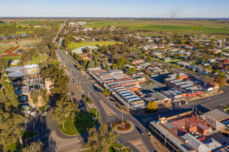 Aerial Image of COHUNA TOWN CENTRE