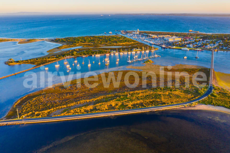 Aerial Image of Swan Bay and Port Phillip Bay
