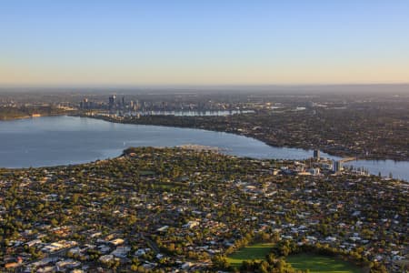 Aerial Image of APPLECROSS TO PERTH CBD