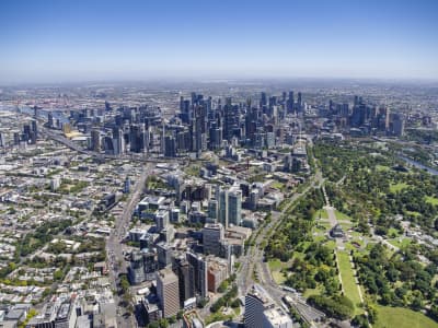 Aerial Image of SOUTH MELBOURNE