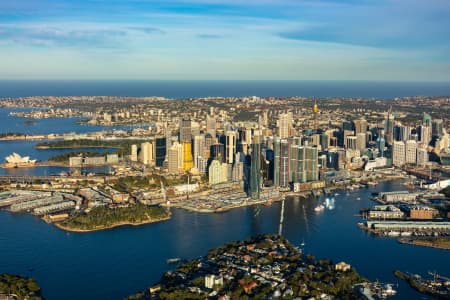 Aerial Image of BARANGAROO LATE AFTERNOON