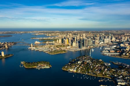 Aerial Image of BARANGAROO LATE AFTERNOON