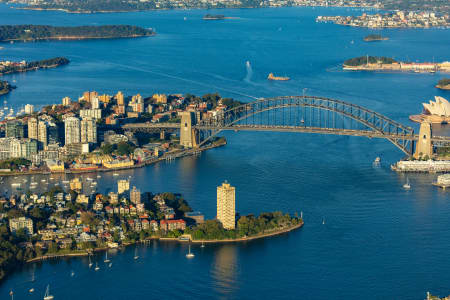 Aerial Image of MCMAHONS POINT LATE AFTERNOON