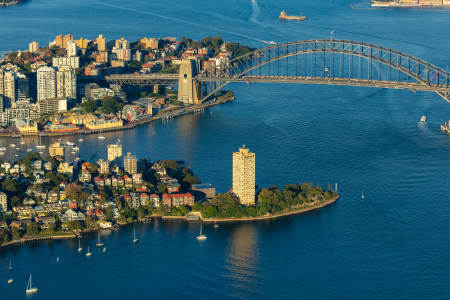 Aerial Image of MCMAHONS POINT LATE AFTERNOON