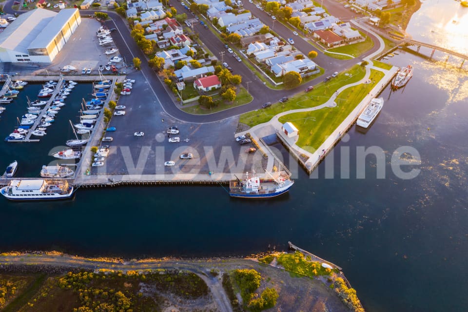 Aerial Image of Queenscliff harbour