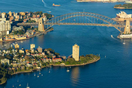 Aerial Image of MCMAHONS POINT LATE AFTERNOON