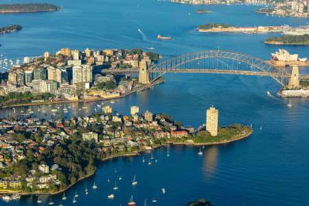 Aerial Image of MCMAHONS POINT LATE AFTERNOON
