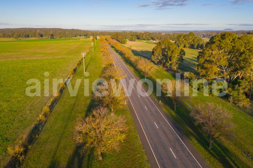 Aerial Image of Farmland around Newstead