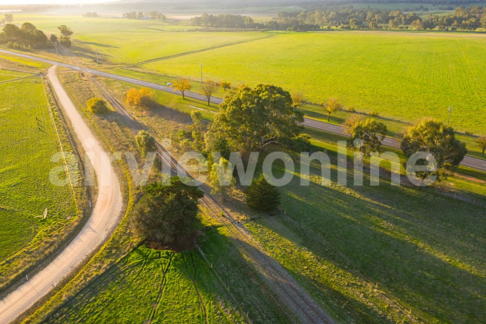 Aerial Image of Farmland aroundNewstead