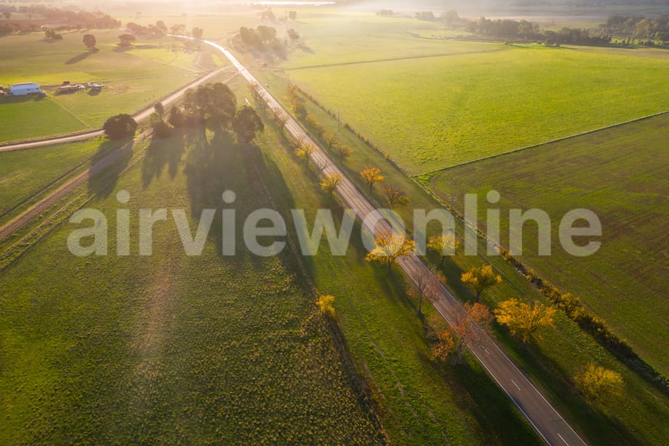 Aerial Image of Farmland at Newstead