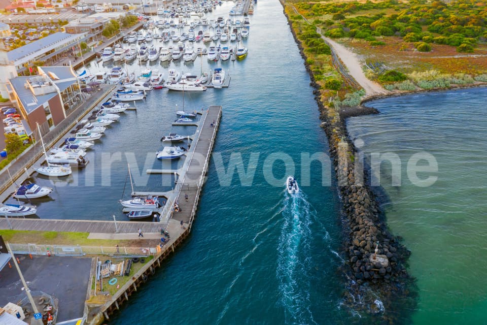 Aerial Image of Queenscliff Harbour