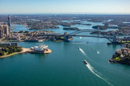 Aerial Image of SYDNEY HARBOUR BRIDGE