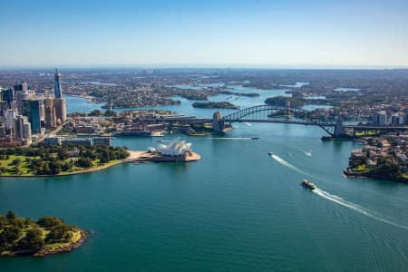 Aerial Image of SYDNEY HARBOUR BRIDGE